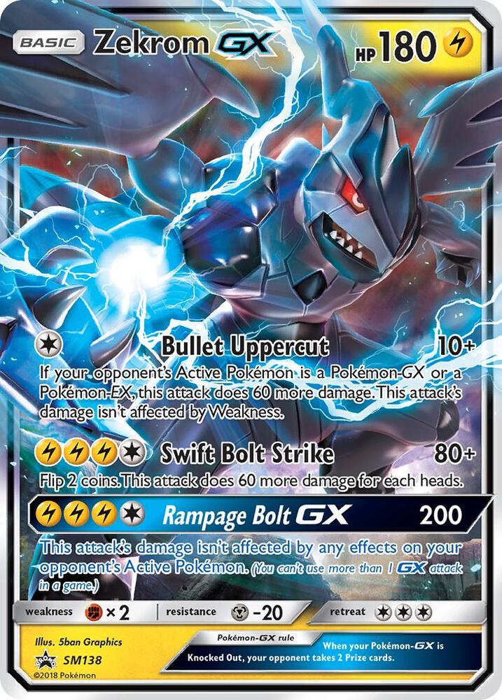 Zekrom GX - SM138 - SM Promos - Pokemon - TCGplayer.com