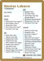 2000 Nicolas Labarre Decklist Card - World Championship Decks