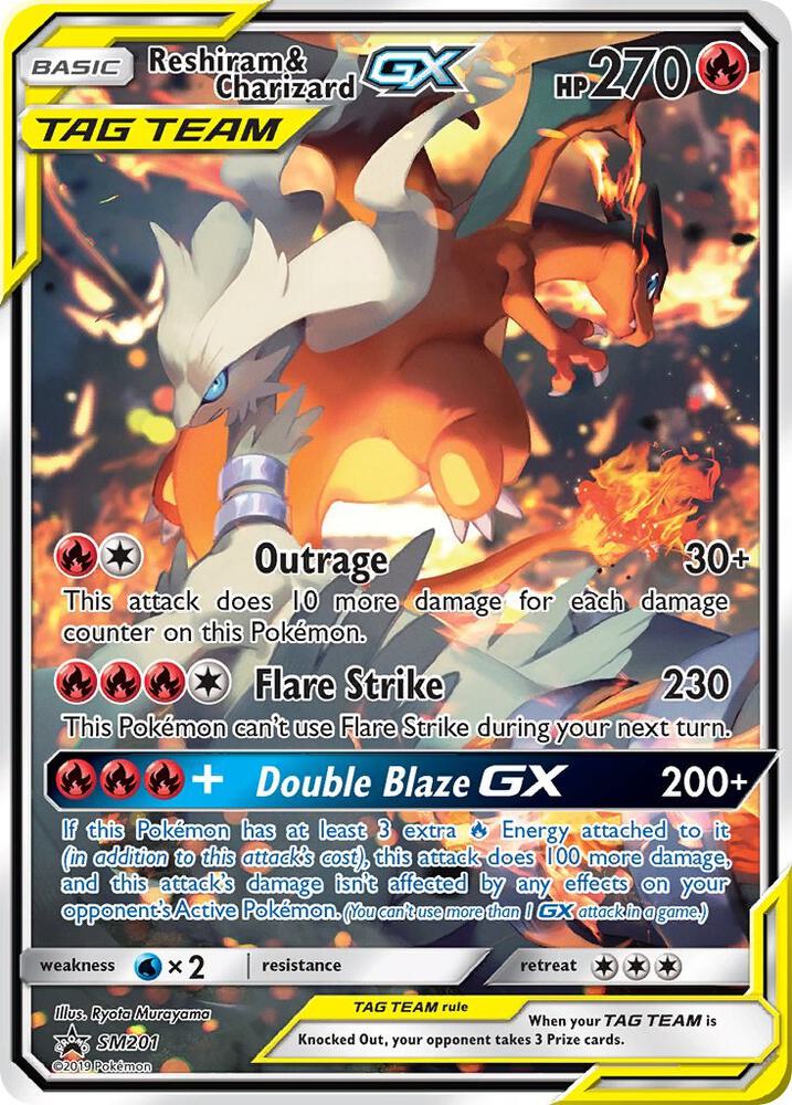 Reshiram & Charizard GX - SM201 - SM Promos - Pokemon - TCGplayer.com
