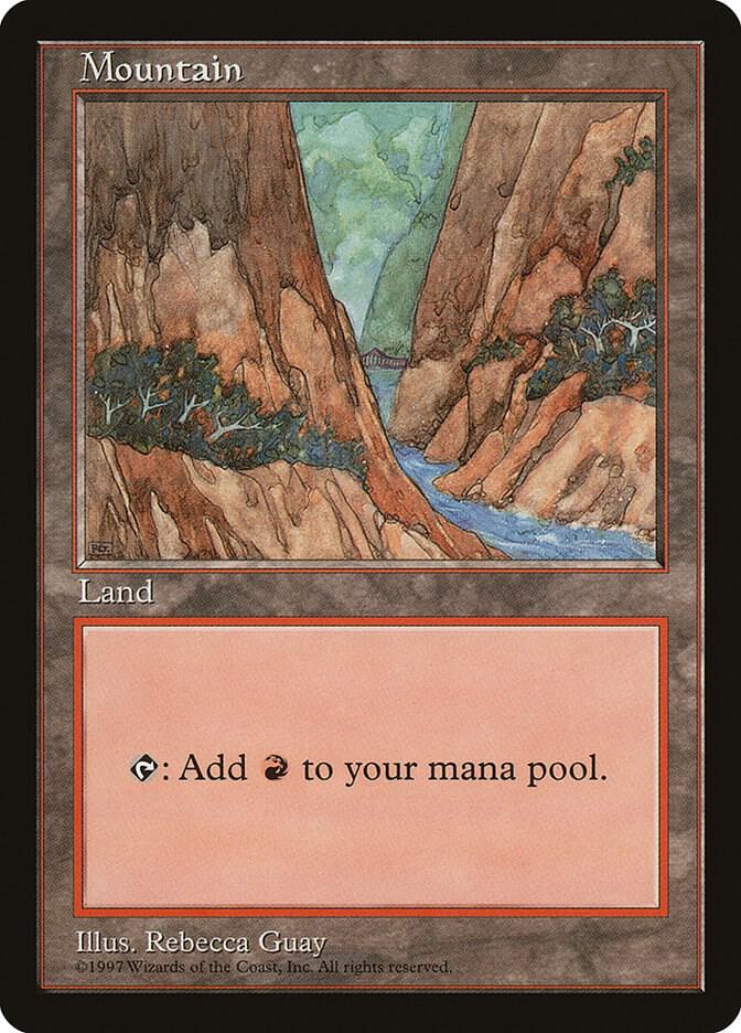 Mountain - Blue Pack (Guay) - APAC Lands - Magic: The Gathering
