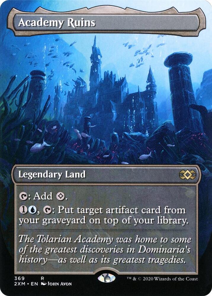 Academy Ruins (Borderless) - Double Masters - Magic: The Gathering