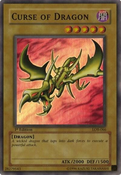 Curse of Dragon - The Legend of Blue Eyes White Dragon - YuGiOh