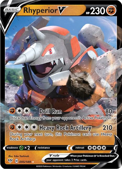 Rhyperior V - SWSH03: Darkness Ablaze - Pokemon - TCGplayer.com