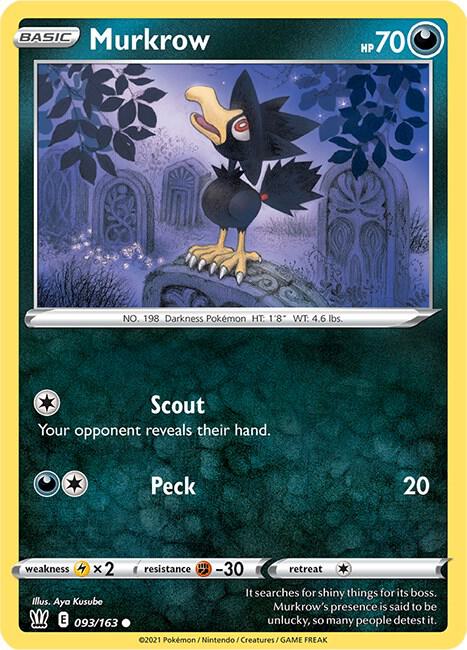 Murkrow - SWSH05: Battle Styles - Pokemon - TCGplayer.com