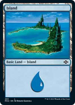 Island (483) (Foil Etched) - Modern Horizons 2 - Magic: The