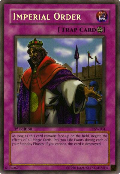 Imperial Order - Pharaoh's Servant - YuGiOh - TCGplayer.com