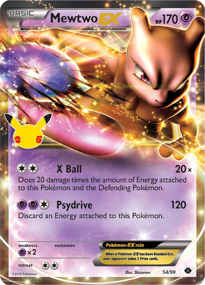 Mewtwo EX - Celebrations: Classic Collection - Pokemon - TCGplayer.com