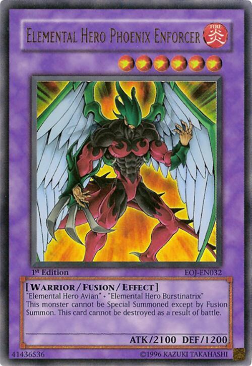 Elemental Hero Phoenix Enforcer - Enemy of Justice - YuGiOh
