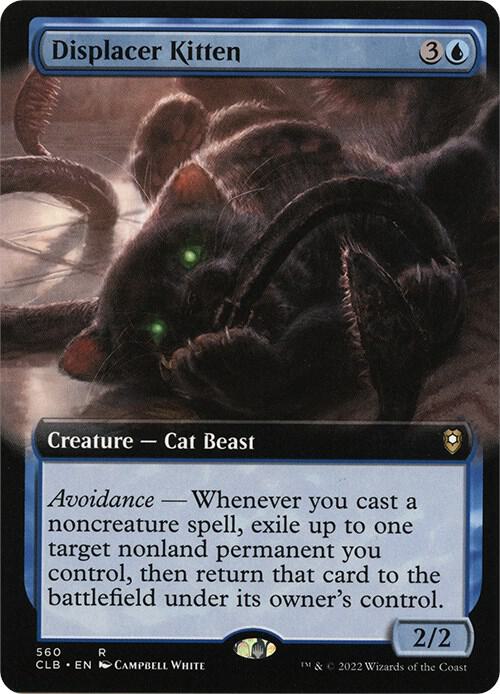 Displacer Kitten (Extended Art) - Commander Legends: Battle for