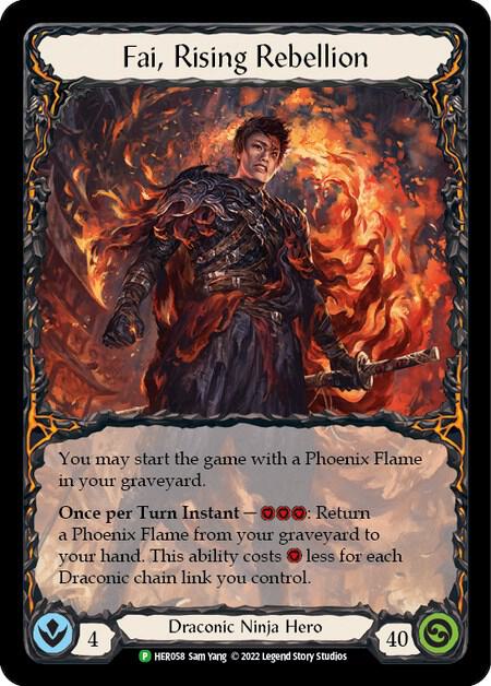 Fai, Rising Rebellion - HER058 - Flesh and Blood: Promo Cards