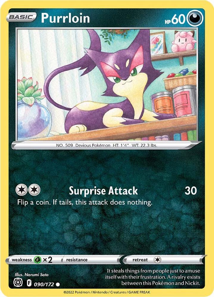 Purrloin - SWSH09: Brilliant Stars - Pokemon - TCGplayer.com