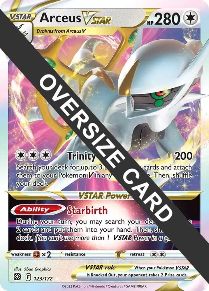 Arceus VSTAR - 123/172 - Jumbo Cards - Pokemon - TCGplayer.com