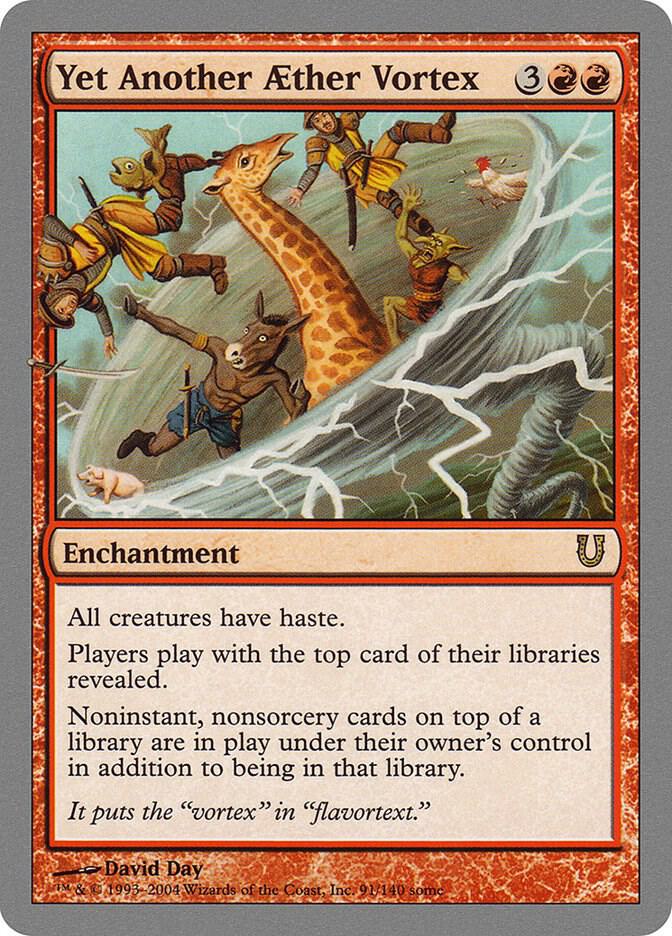 Yet Another Aether Vortex - Unhinged - Magic: The Gathering