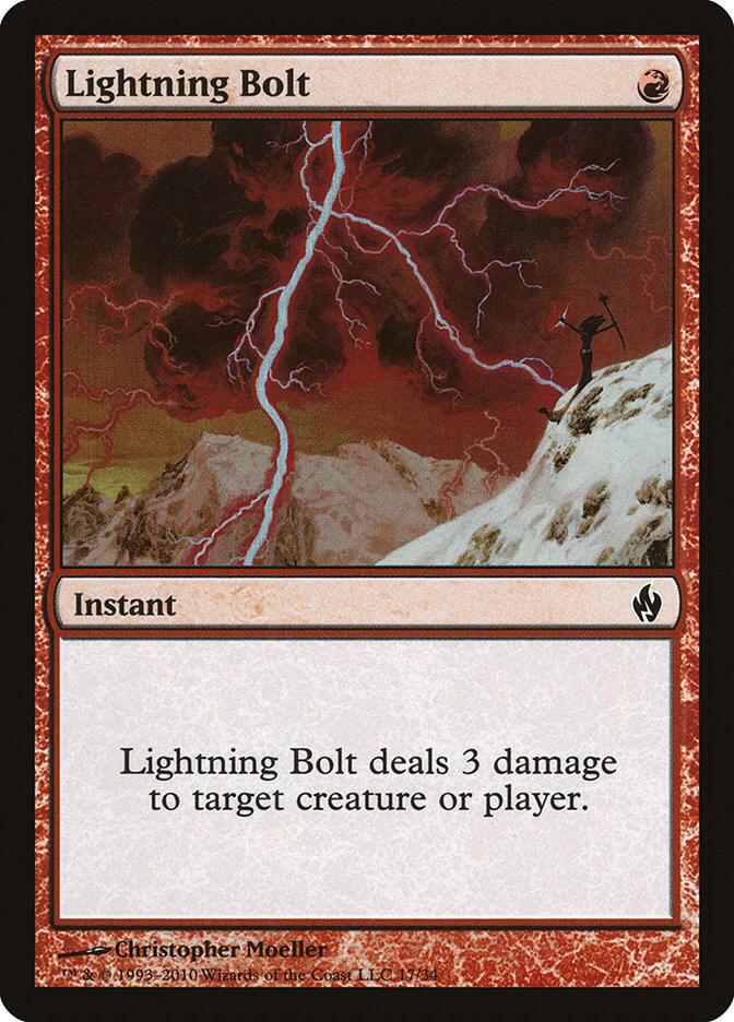 Lightning Bolt - Premium Deck Series: Fire and Lightning - Magic