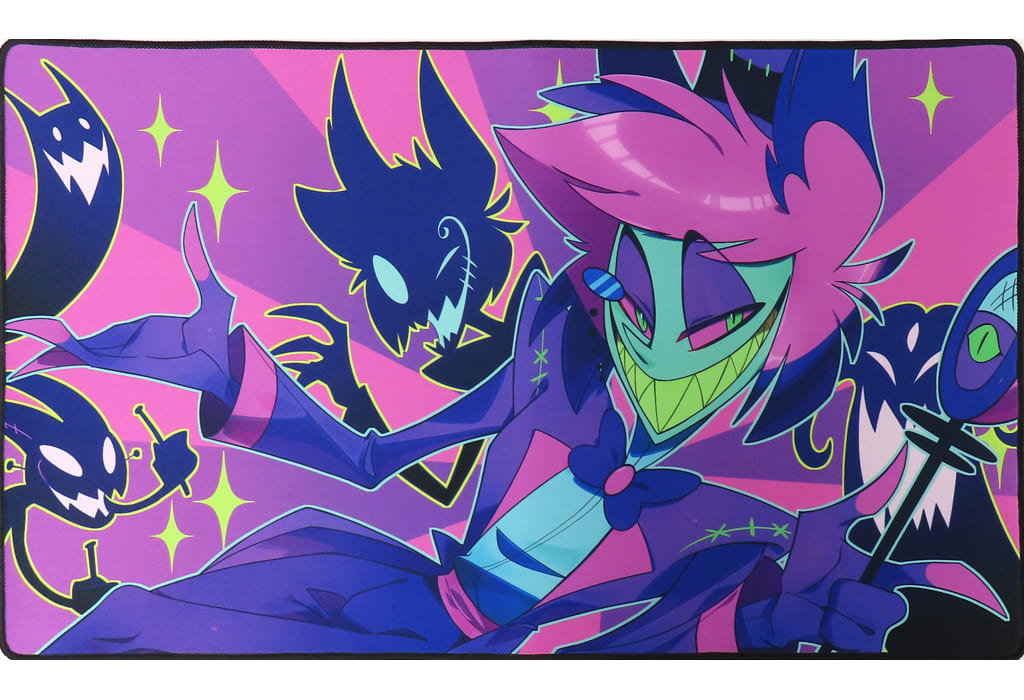 Playmat](USED) Hazbin Hotel Playmat Neon Alastor -ハズビン・ホテル