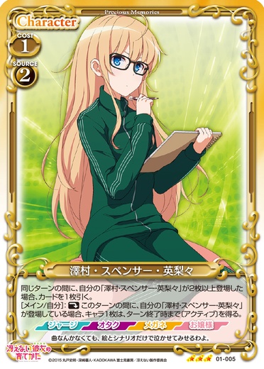 Precious Memories/How to Raise a Boring Girlfriend 1.0]澤村