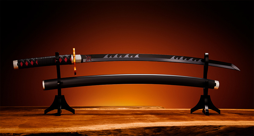 PROPLICA 日輪刀（竈門炭治郎）煉獄杏寿郎の鍔ver. | 魂ウェブ