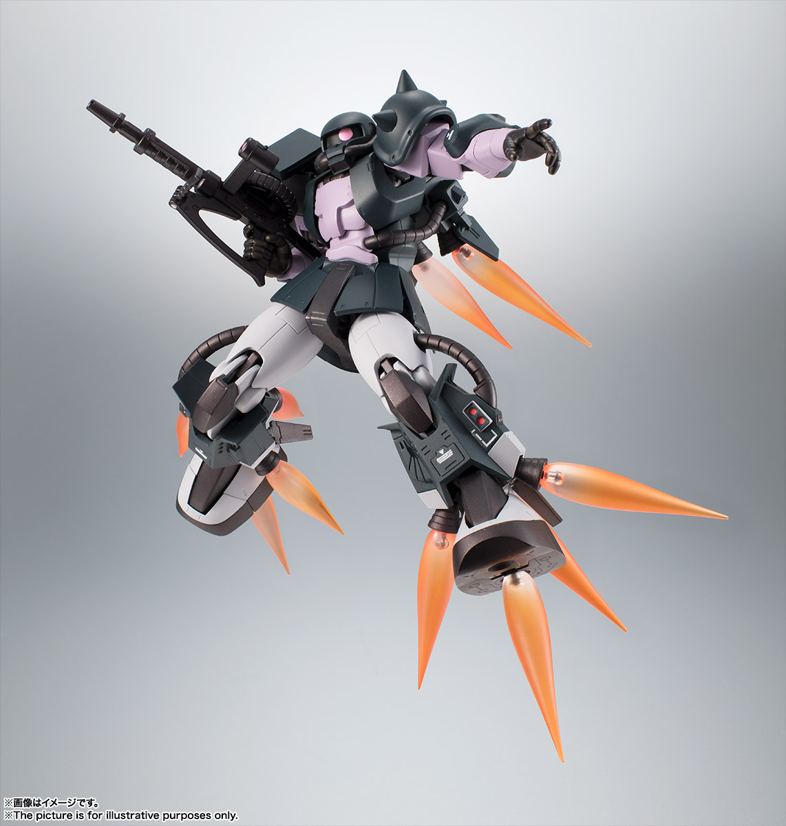 ROBOT魂 ＜SIDE MS＞ MS-06R-1A 高機動型ザクII ver. A.N.I.M.E.～黒い