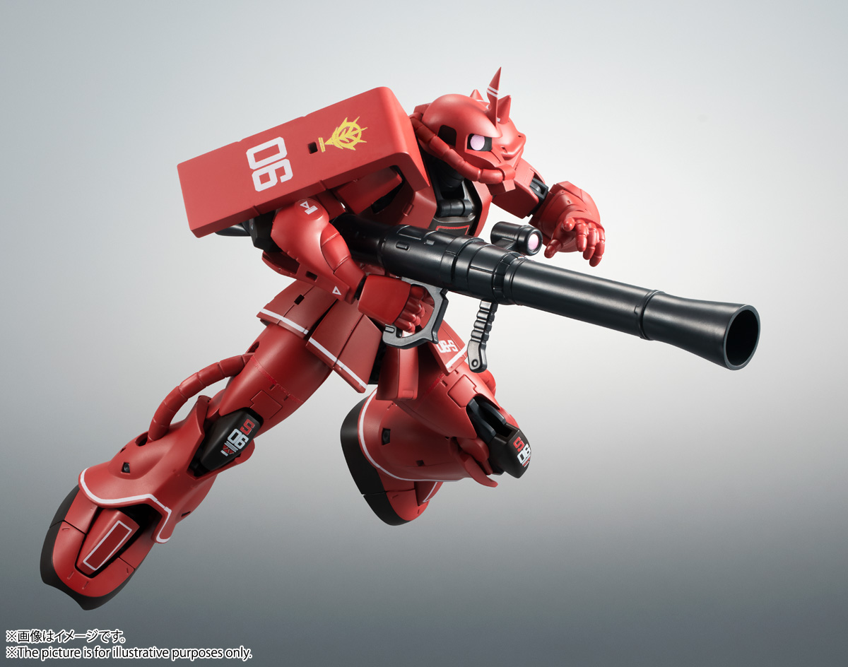 MS-06S シャア専用ザク ver. A.N.I.M.E. ～リアルマーキング とろ＋ひまつぶし | ROBOT魂[SIDE MS]： MS-06S シャア専用ザク ver