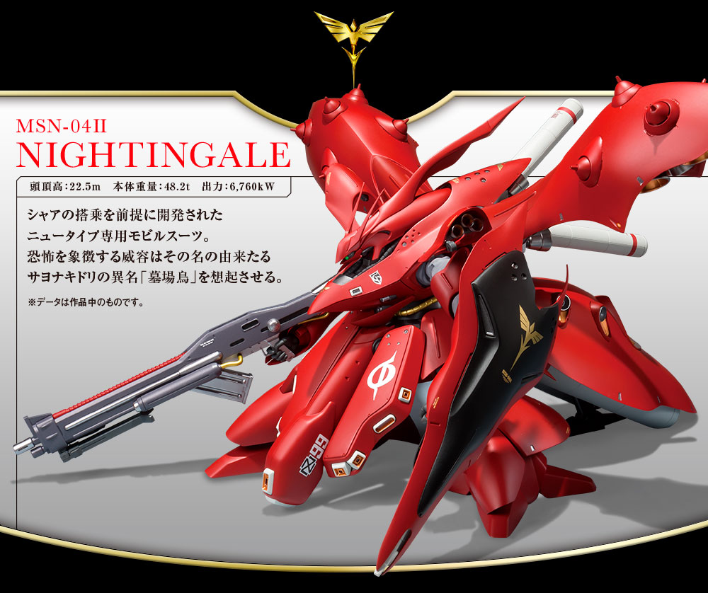 ROBOT魂 ＜SIDE MS＞ ナイチンゲール（重塗装仕様） スペシャルページ