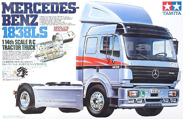 Tamiya 56305 1/14 RC Mercedes-Benz 1838LS Tractor Truck - 田宮模型