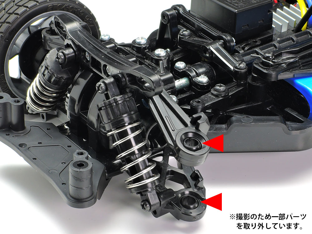 OP.1559 TT-02 ローフリクションサスボール （4個）: RCモデル｜TAMIYA