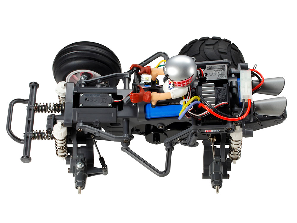 1/10RC コミカル マイティフロッグ(WR-02CBシャーシ): RCモデル