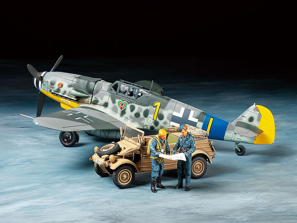 1/48メッサーシュミットBf109 G-6・キューベルワーゲン82型セット