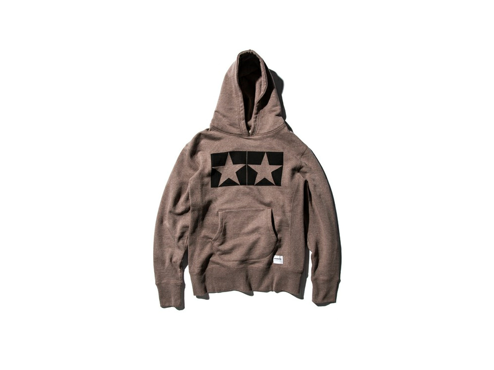 TAMIYA×JUN WATANABE タミヤマーク PULLOVER HOODY ブラウン(S