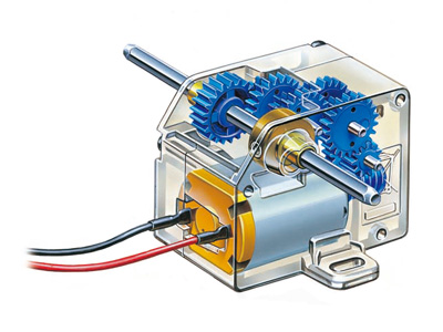 ミニモーター低速ギヤボックス （4速）: 工作＆クラフト｜TAMIYA SHOP