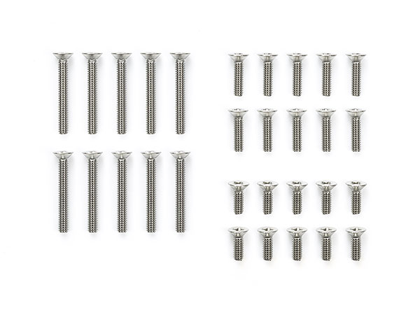 GP.527 ステンレス皿ビスセット (6・8・15mm): ミニ四駆｜TAMIYA SHOP