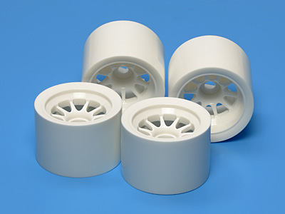 OP.1526 F104ホイールセット （スポンジタイヤ用 ホワイト）: RCモデル