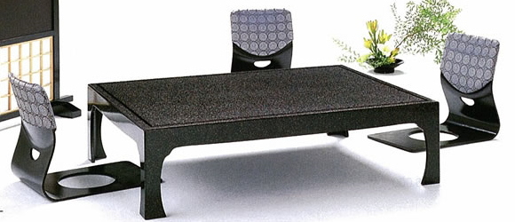 高級和風テーブル 高級座卓 漆塗り タナベ事務機器特価にて販売中です。