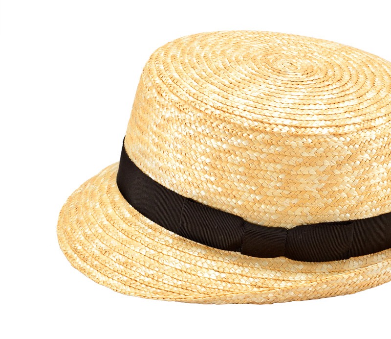 田中帽子店Colette（コレット）カンカン型 中折れハット 57.5cm 婦人用