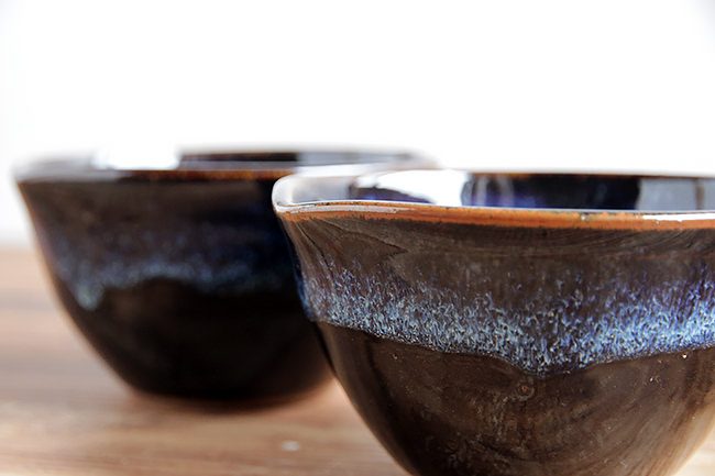 陶勝窯】片口小鉢/黒乳白 | 【丹波のイロドリ】丹波焼(陶器)の公式通販