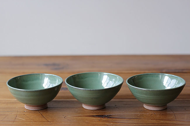 炎丹久窯】飯碗/小/緑釉 | 【丹波のイロドリ】丹波焼(陶器)の公式通販