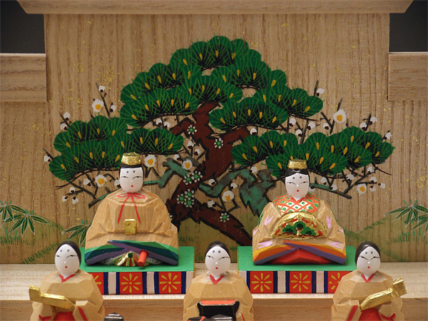 奈良の一刀彫雛人形 | 丹青堂 書道用品・日本画画材・和趣品の専門店