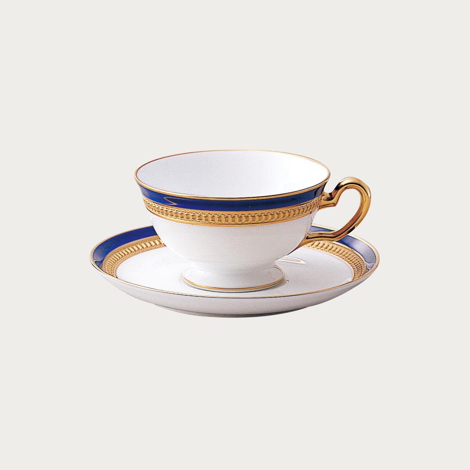 大倉陶園］瑠璃片葉金蝕 20cmデザート皿 | ノリタケ食器公式オンライン