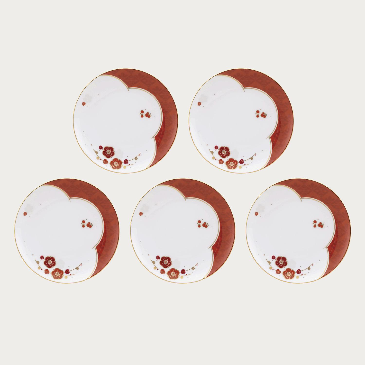 大倉陶園］五歳時記 小皿揃(5枚)(絵変り) | ノリタケ食器公式