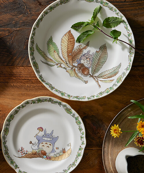 となりのトトロ カップ&ソーサーペア(キノコ・カナムグラ) | ノリタケ