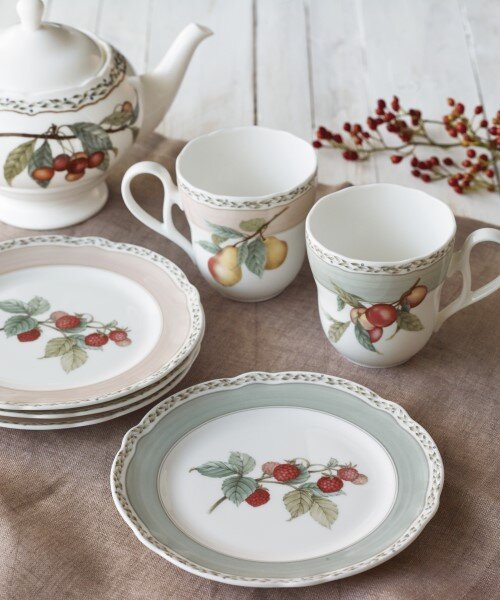 オーチャードガーデン カップ&ソーサー(アトモスグリーン) | ノリタケ