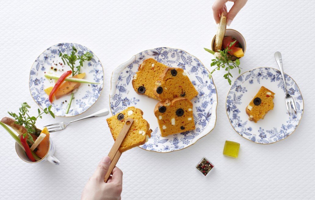 ブルーソレンティーノ 色線仕上げアイテム 21cmプレート | ノリタケ