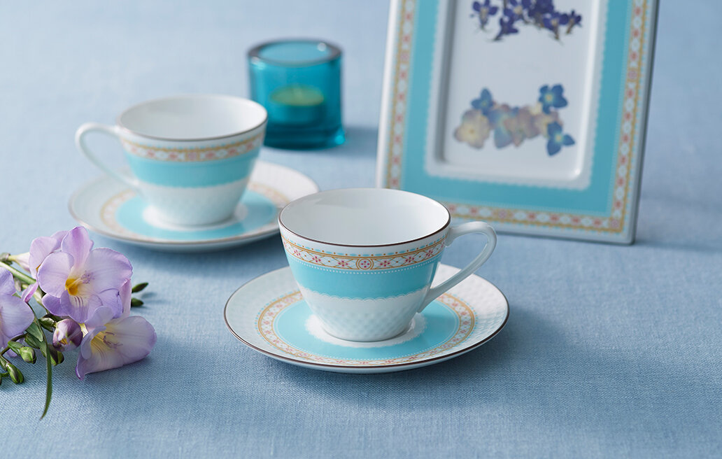 シリーズ説明 ハミングブルー | ノリタケ食器公式オンラインショップ