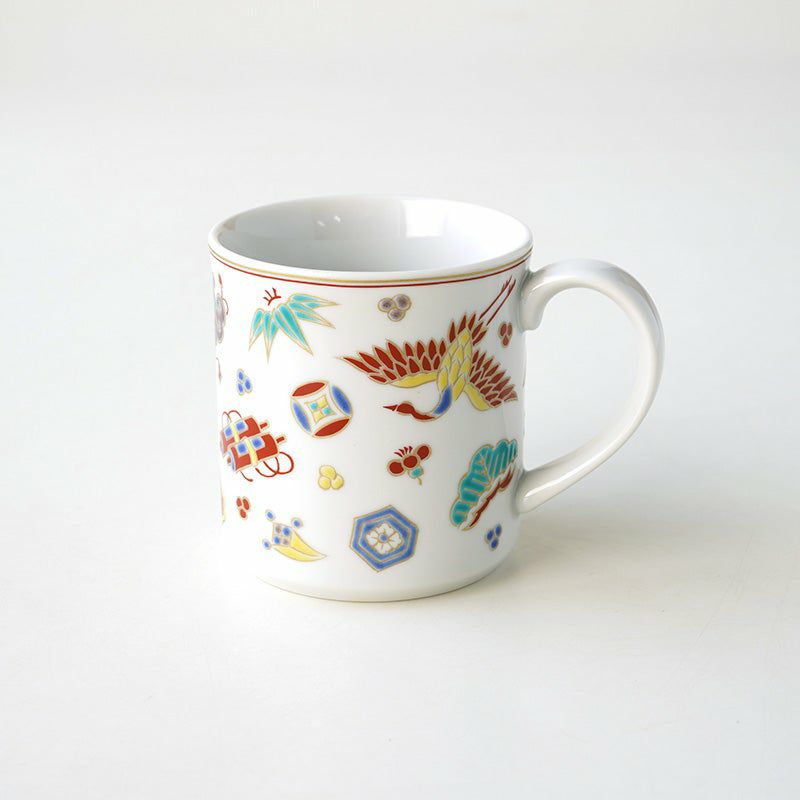 フェイラーハイジ 九谷焼3種セット ガラス皿•カップ チェリー柄