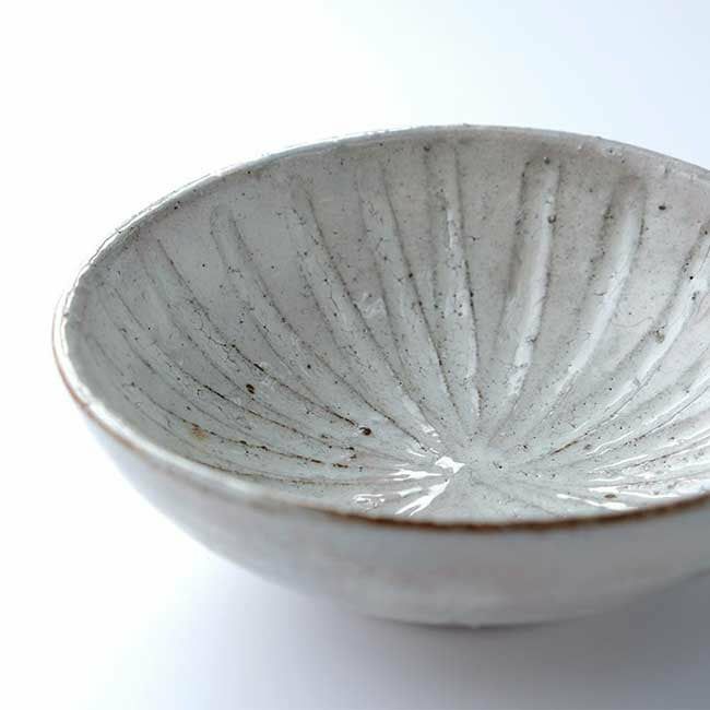 粉引彫文（こひきほりもん） 粉引彫文 中鉢〈1個〉 美濃焼 |皿や鉢など