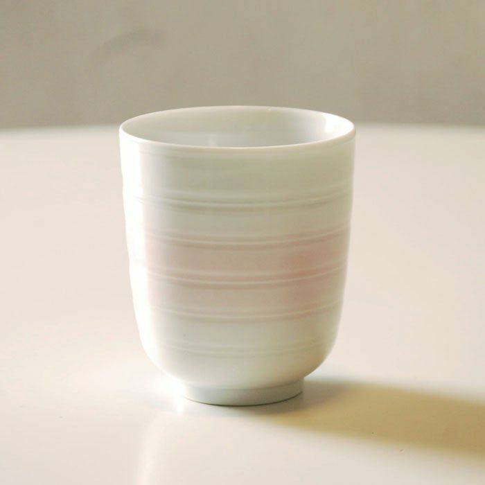 シリーズ以外・その他 単品 幸 湯呑（ピンク）〈1個〉 波佐見焼 |皿や