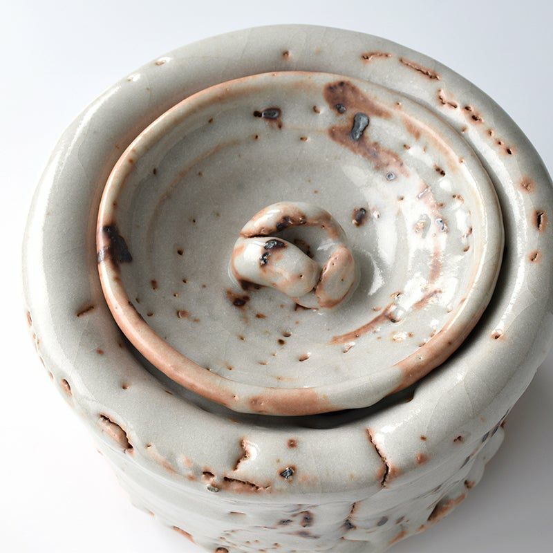 名工品 【名工品】 江川カツ子 志野水指 〈1個〉 |皿や鉢など和食器の