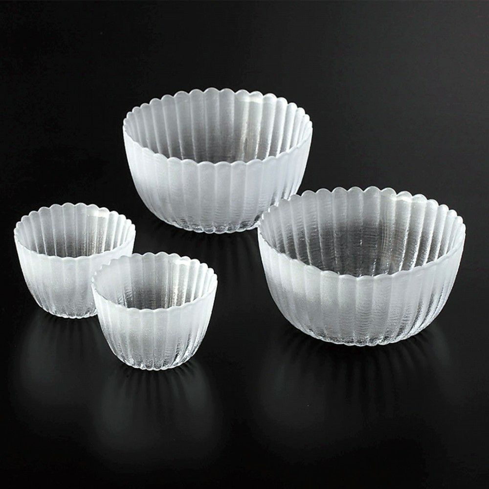 菊の香（きくのか）_ガラス 菊の香 ソーメン揃〈中鉢・そば猪口各2