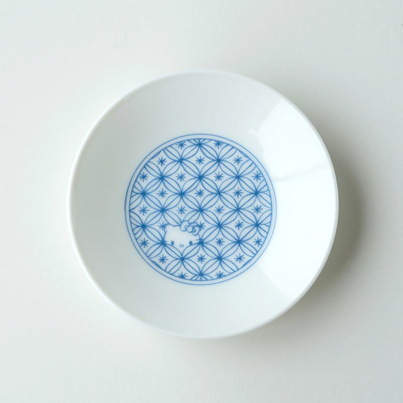 ハローキティ ハローキティ 吉祥文 小皿（青）〈5枚〉 |皿や鉢など和