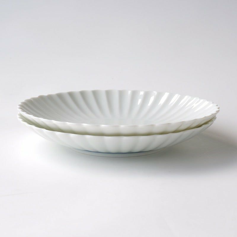 白菊（しらぎく） 白菊 中皿〈2枚〉 美濃焼 |皿や鉢など和食器の通販は